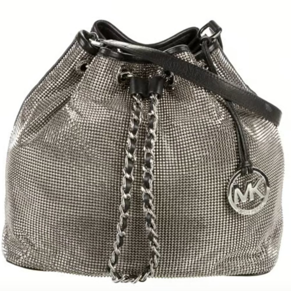 MICHAEL KORS FRANKIE LEATHER HANDBAG